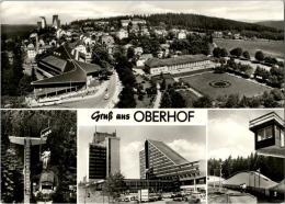 AK Oberhof, Sessellift, Bobbahn, Schanze, Gel, 1976 - Oberhof