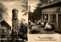 AK Oybin, Hochwaldturm Mit Wirtschaft, Ung, 1963 (Menschen) - Oybin