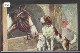 CHIENS ET CHEVAL - PAR KARL FEIERTAG - TB - Feiertag, Karl