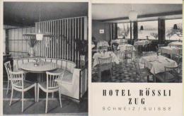 Hotel Rössli Zug Suisse Innenansicht Sw 50er Fam. Niklaus Jenny-Brandenberg English 50er - Zoug