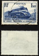 N° 340 13° CONGRES DES CHEMINS DE FER Oblit TB Cote 8,5€ - Gebruikt