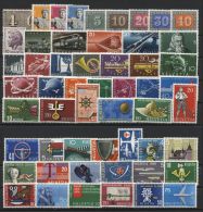 SWITZERLAND, COLLECTION COMMEMORATIVES 1946-61 MNH, ALL DIFF - Sammlungen