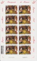 Monaco Mi 3062 Christmas - Full Sheet - Feuille * * 2011 - Ungebraucht