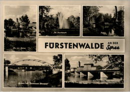 AK Fürstenwalde, Brücke Der Thälmann-Pioniere, Fähre, Stadtpark, Gel, 1963 - Fürstenwalde