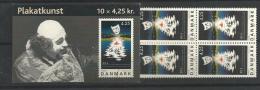 Danemark 2003 Carnet Neuf C1344 Europa Art De L'affiche - Carnets