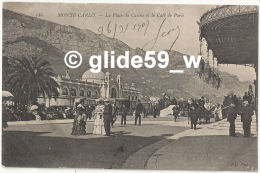 MONTE-CARLO - La Place Du Casino Et Le Café De Paris (animée) - N° 586 - Casinò