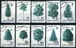 1994 Forest Species (definitives),Romania,Mi. 4982-4991,VFU - Gebruikt