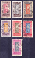 Dahomey N°44 - 52 - 53 - 63 - 70 - 74 - 85 Oblitérés   (7 Valeurs) De Def A TB - Used Stamps