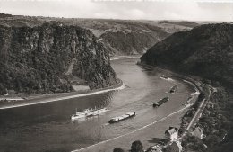 Das Felsental Der Loreley - Bordstempel  Dampfer Mainz.  A-2030 - Loreley