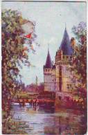 AZAY LE RIDEAU . CHATEAU Par EUGENE BOURGEOIS.ILLUSTRATEURS. - Bourgeois