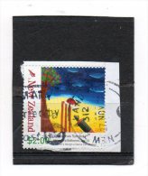 NOUVELLE-ZELANDE   2,00$   Année 2007      (sur Fragment Oblitéré) - Used Stamps