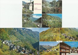 SPRUGA Valle Onsernone Ticino 3 Ansichtskarten - Onsernone