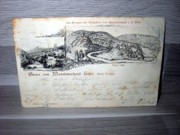 Manderscheid - Gruss Aus Manderscheid Eifel - Die Burgen Der Dynasten Von Manderscheid Anno 1660 - Litho - Manderscheid