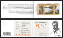 FINLANDIA 1997 - PINTURA DE AINO PRO FILATELIA - YVERT  1366-1368 - CARNET 1366 - Unused Stamps