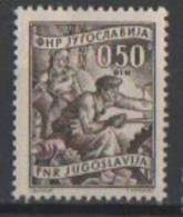 1950YU-MH-628 JUGOSLAVIJA JUGOSLAWIEN INDUSTRIA  NEVER HINGED - Unused Stamps