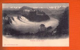 1 Cpa Rheinfall Und Die Alpen - Autres & Non Classés
