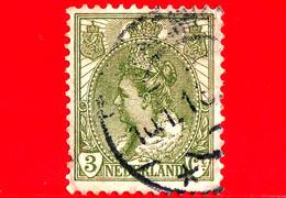 OLANDA - Usato - 1899 - Regina Guglielmina - Queen Wilhelmina (1880-1962) - 3 - Used Stamps