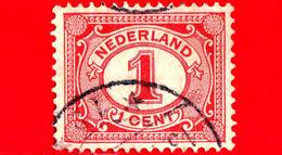 OLANDA - Usato - 1899 - Numeri - Figure - Numeral - 1 - Used Stamps