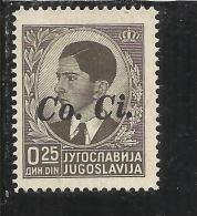 LUBIANA 1941 Co. Ci. 25p MNH - Lubiana