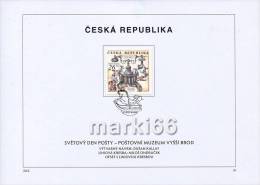 Czech Republic - 2012 - World Post Day - Postal Museum In Vysshi Brod - FDS (first Day Sheet) - Cartas & Documentos