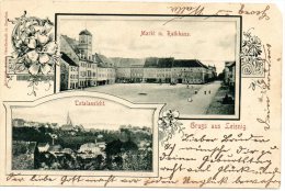 Gruss Aus Leisnig 1900 Postcard - Leisnig