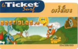 TICKET SURF FT NON GRATTE 200 EX RARE - Surf Tickets