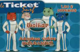 TICKET SURF FT NON GRATTE 200 EX RARE - Billetes Surf