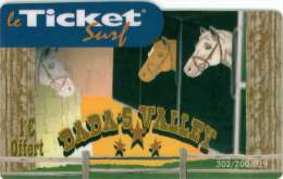 TICKET SURF FT NON GRATTE 200 EX RARE CHEVAUX - Billetes Surf