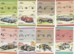 Tuvalu 1985 Cars Part 3 Set  MNH - Tuvalu (fr. Elliceinseln)