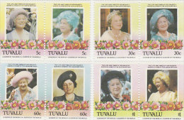 Tuvalu 1985 Queen Mother 85th Birthday Set  MNH - Tuvalu