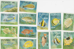 Tuvalu 1992 Fish Definitives Set  MNH - Tuvalu