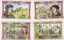 Tuvalu Vaitupu-1984 British Monarchs Mint Hinged Set - Tuvalu