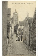 Carte Postale Ancienne Villeneuve La Guyard - Rue Housset - Villeneuve-la-Guyard