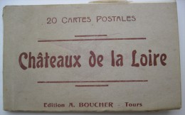 Carnet Album Souvenir Incomplet (il Reste 13 Vues) - Châteaux De La Loire - Ed. Boucher - Tours - Pays De La Loire