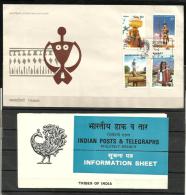 INDIA, 1981, FDC, Tribes Of India ,  With Information Sheet., Bombay  Cancellation - Cartas & Documentos