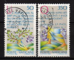 VATICANO - 1986 YT 792+793 USED - Usados