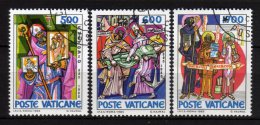 VATICANO - 1985 YT 770/772 USED CPL - Oblitérés