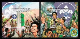 1982 Libia Scout Scoutisme Set 2 Block MNH** B93 - Nuevos