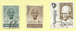 TIMBRES - STAMPS - INDIA ET RSA - MAHATMA GANDHI - TIMBRES OBLITÉRÉE - Mahatma Gandhi