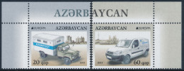 AZERBAIJAN/AZERBAIDSCHAN EUROPA 2013 "Postal Vehicles" Set Of 6v & Minisheet** - 2013