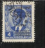 OCCUPAZIONE ITALIANA ITALY ITALIA LUBIANA 1941 ALTO COMMISSARIATO 4 D TIMBRATO USED - Ljubljana