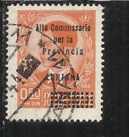 OCCUPAZIONE ITALIANA ITALY ITALIA LUBIANA 1941 ALTO COMMISSARIATO 50 P TIMBRATO USED - Lubiana