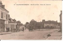 VILLERS  BRETONNEUX .. RUE DE LA GARE .. PLACE DU 14 JUILLET - Villers Bretonneux