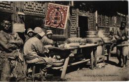 1PC Peking  Street Lunch Photo F.Gammon - Chine