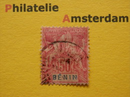 Benin 1894, 50c. TYPE GROUPE: Mi 40, Y&T 43, Ø - Usati