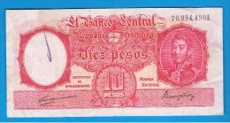 ARGENTINA  -  10 Pesos  1935  P-265 - Argentinië
