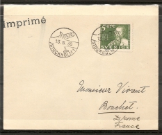 Suède : Oblitération "Ilis" - Stockholm - 15/05/1936 - (t017) - Covers & Documents