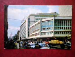 Birmingham - Corporation Street - Cars - Sent To Estonia, USSR 1966 , Stamped - England - United Kingdom - Used - Birmingham