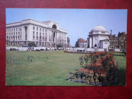 Birmingham - The Civic Centre , Hall Of Memory - Sent To Estonia, USSR 1963 , Stamped - England - United Kingdom - Used - Birmingham