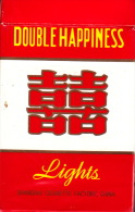 Double Happiness - Paquet De Cigarettes Vide - Cigarettes Chinoises (Shanghai Cigarette Factory, China) - Estuches Para Cigarrillos (vacios)